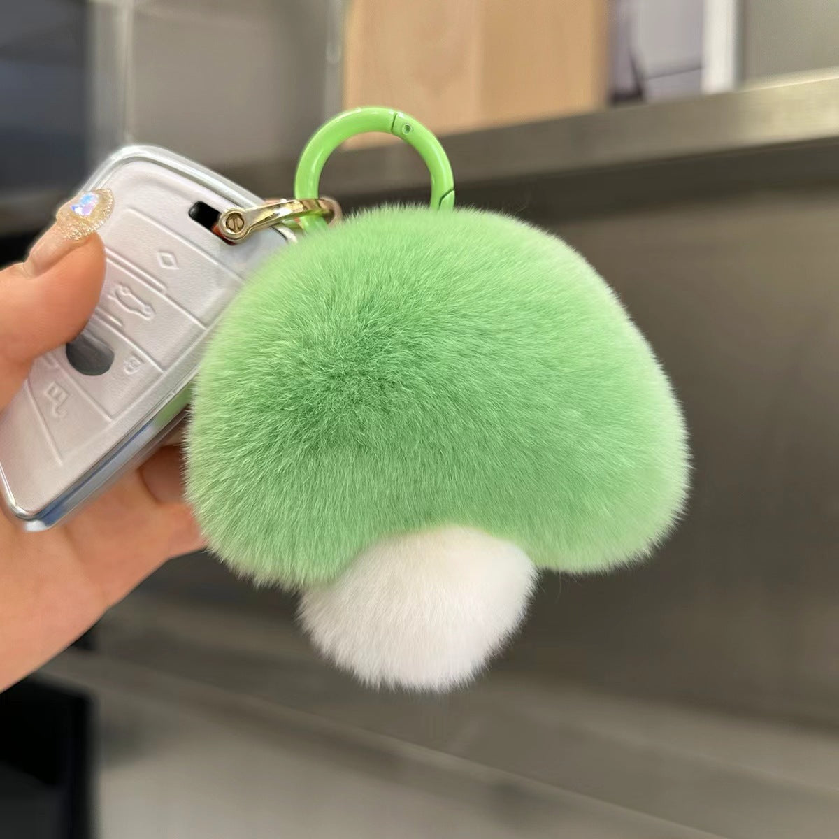 Wholesale Plush Mushroom Keychain